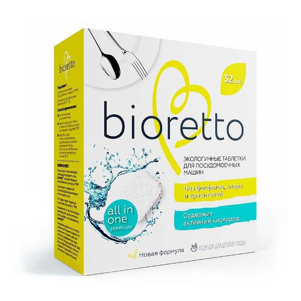 Таблетки для посудомоечных машин BIORETTO Bio-101