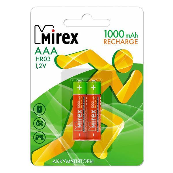 Аккумулятор Mirex HR03 1000