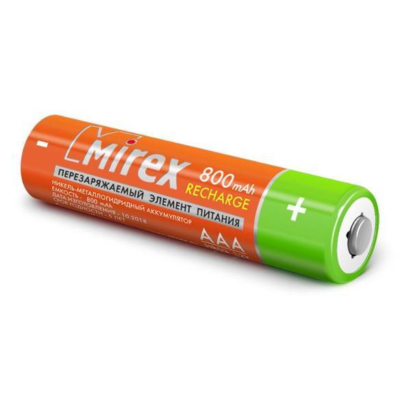 Аккумулятор Mirex HR03 AAA 800 мАч 4 шт.