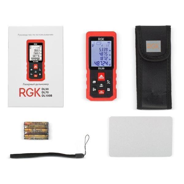Лазерный дальномер RGK DL50п