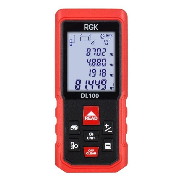 Лазерный дальномер RGK DL100 с поверкой