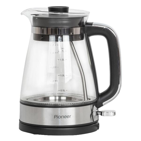 Электрочайник Pioneer KE805G серебристый
