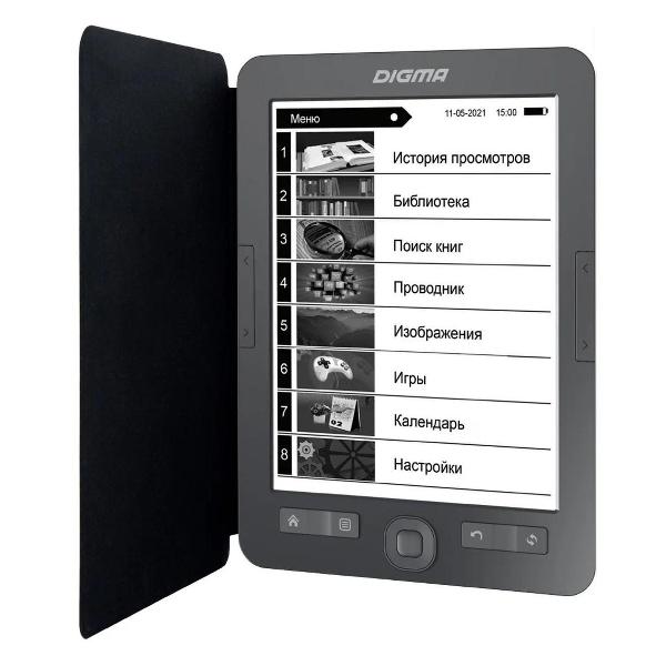 Электронная книга Digma M2 темно-серый