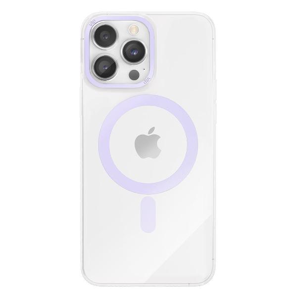 Чехол vlp Лайн для iPhone 14 Pro с MagSafe фиолетовый фото