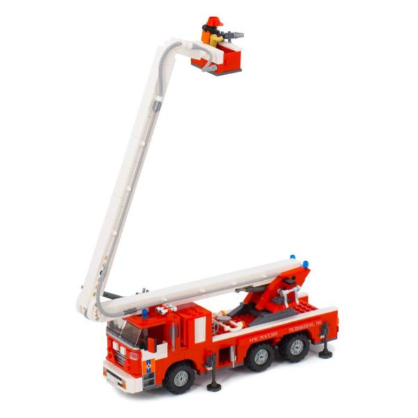 Конструктор детский Регион-Сервис Пожарный автомобиль-подъемник
