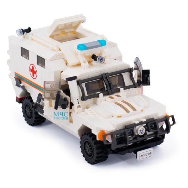 Конструктор детский Регион-Сервис Тигр Айболит (484 детали)