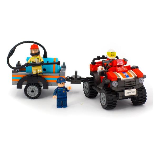 Конструктор детский Регион-Сервис Пожарно-спасательный квадроцикл