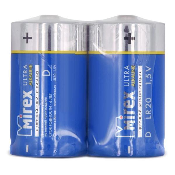 Аккумулятор Mirex LR20 shrink