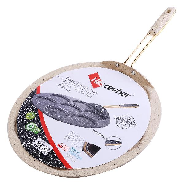 Сковорода блинная HASCEVHER бежевая 80447