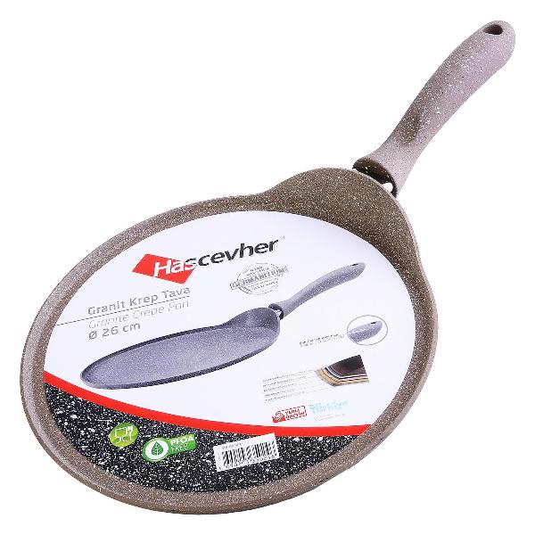 Сковорода блинная HASCEVHER коричневая 80444