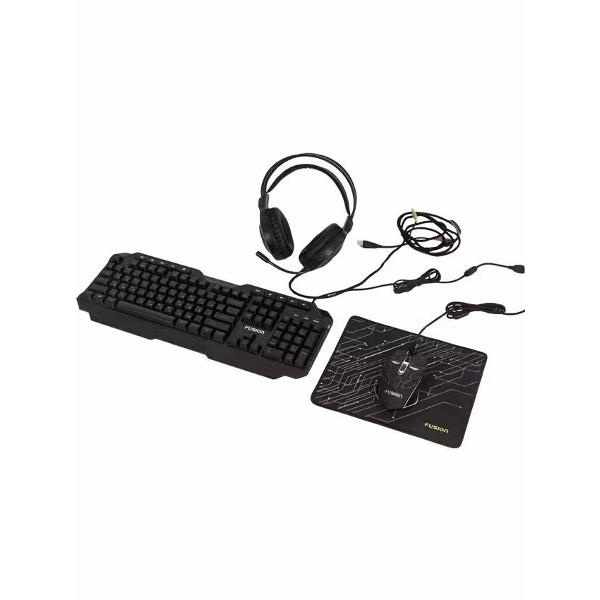 Комплект клавиатура и мышь игровые Fusion GKIT-438