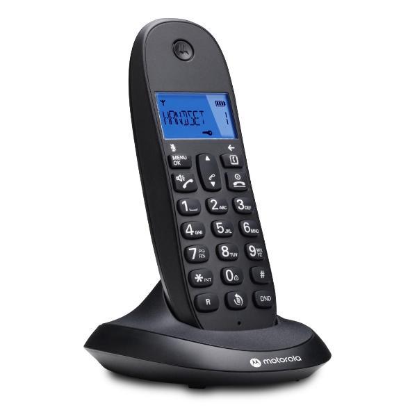 Телефон dect Motorola 107C1001СB+ Black фото