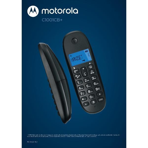 Телефон dect Motorola 107C1001СB+ Black