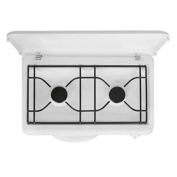 Настольная газовая плита Gefest 120 белая