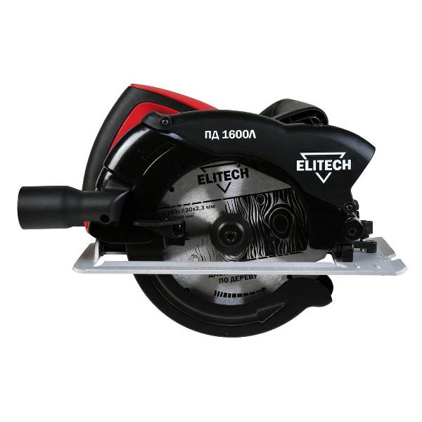 Электропила циркулярная Elitech ПД 1600Л