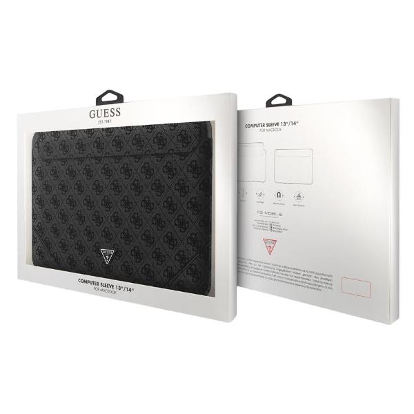 Папка для ноутбука Guess GUCS14P4TK Sleeve 4G Black