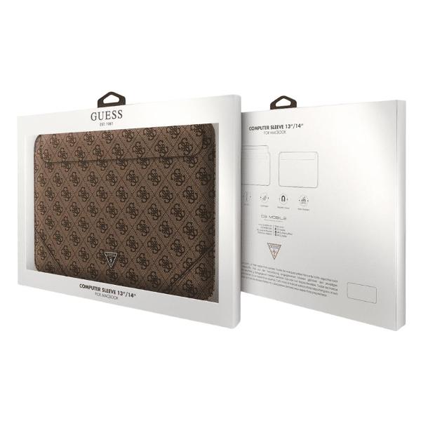 Папка для ноутбука Guess GUCS14P4TW Sleeve 4G Brown