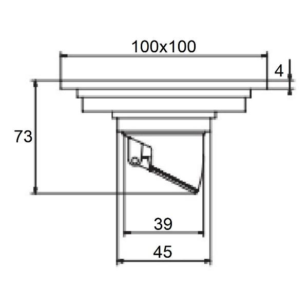 Трап душевой Orange TR01-005b