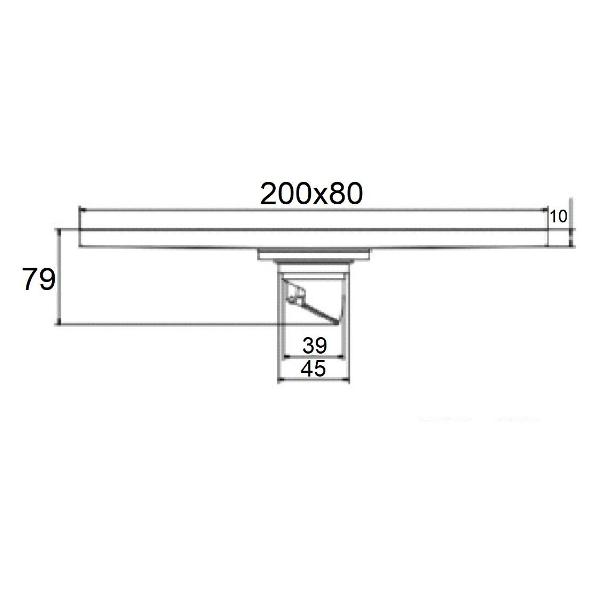 Трап душевой Orange TR01-009b