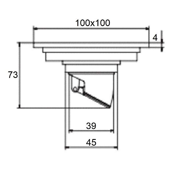 Трап душевой Orange TR01-007b