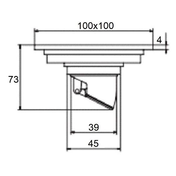 Трап душевой Orange TR01-008b