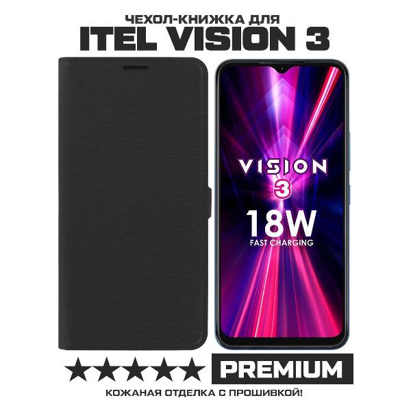 Чехол Krutoff Eco Book для ITEL Vision 3 черный