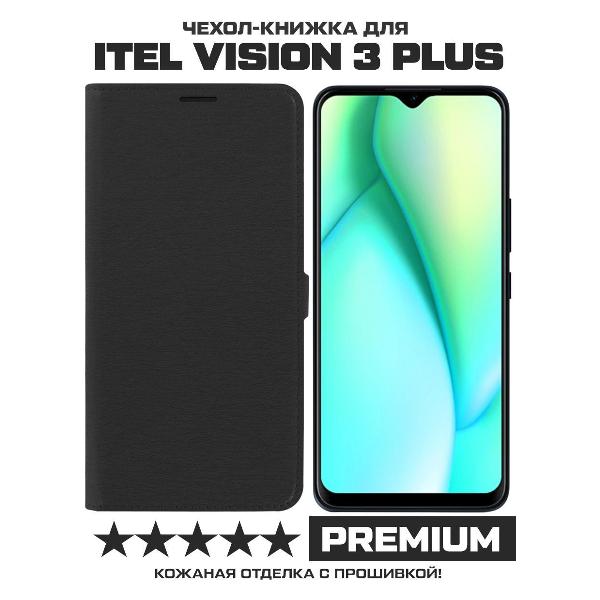 Чехол Krutoff Eco Book для ITEL Vision 3 Plus черный