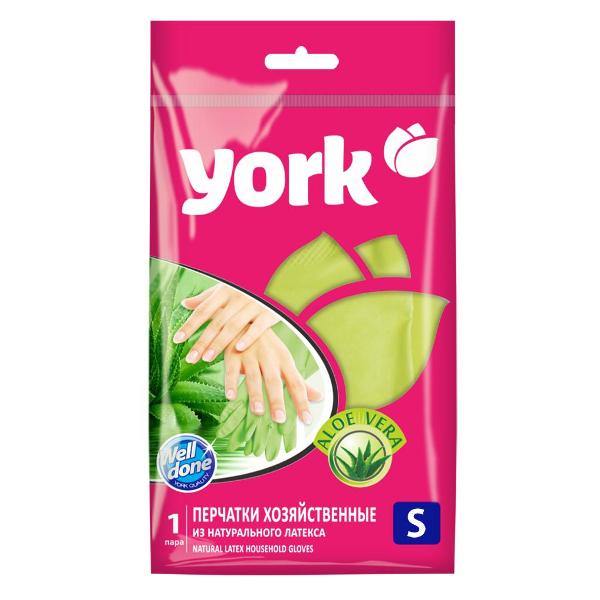 Перчатки York 092160 S зеленые