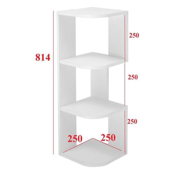 Полка книжная Клик Мебель Лео №4