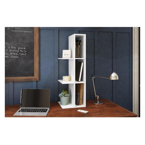 Полка книжная Клик Мебель Вайт №2