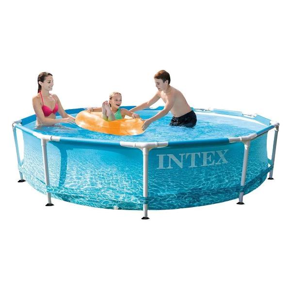 Бассейн надувной Intex 28206 синий