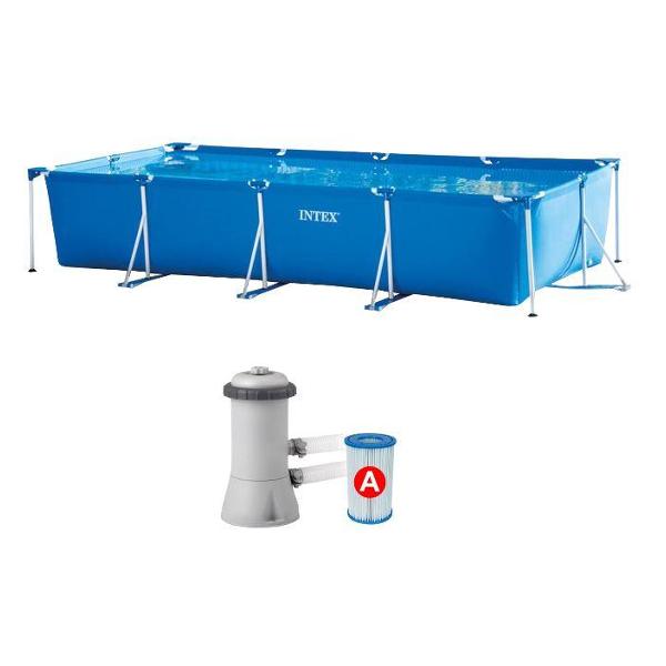 Бассейн надувной Intex 28274 синий