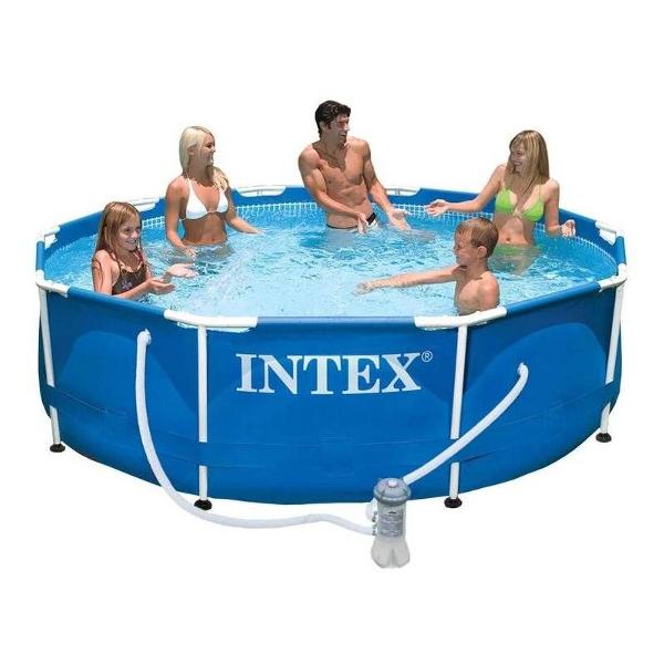 Бассейн надувной Intex 28202 синий