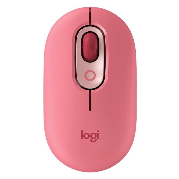 Мышь беспроводная Logitech Pop розовый