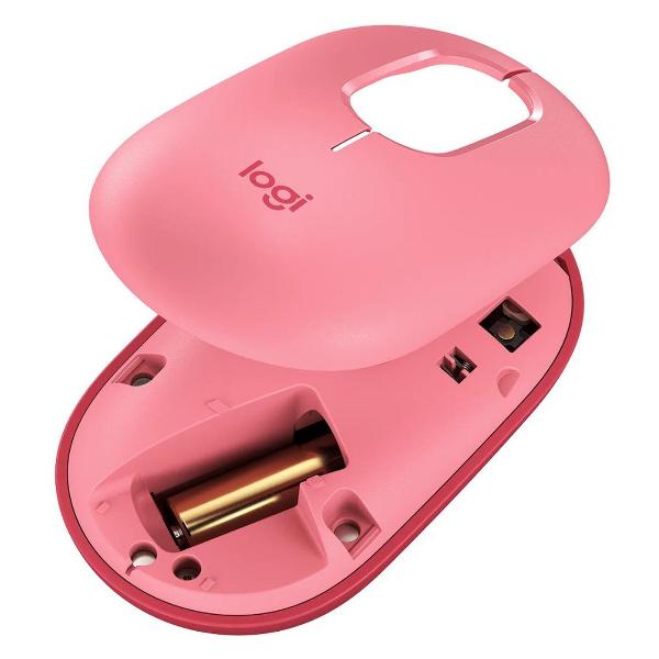 Мышь беспроводная Logitech Pop розовый
