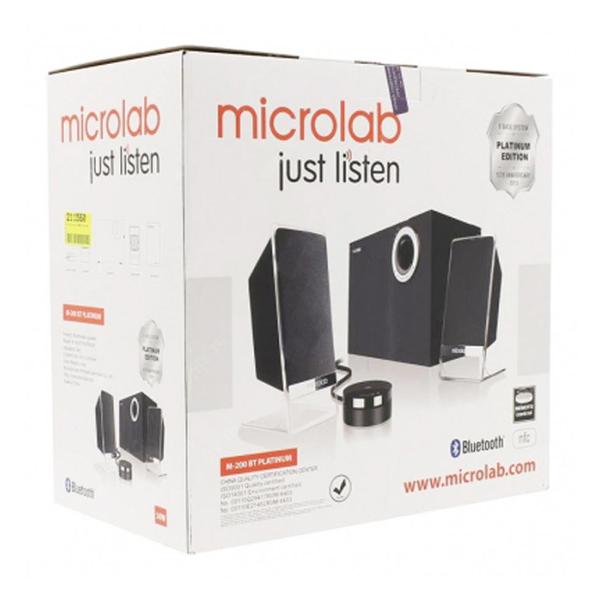 Колонки компьютерные 2.1 Microlab M-200BT платиновый