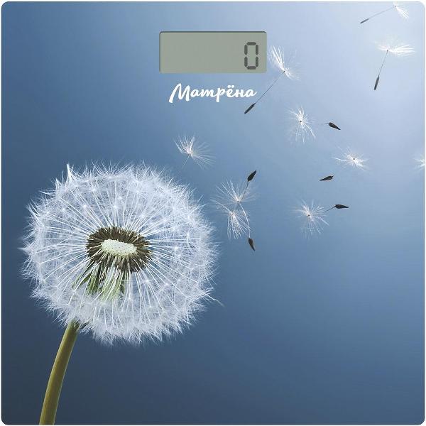 Весы напольные Матрена МА-090 голубые