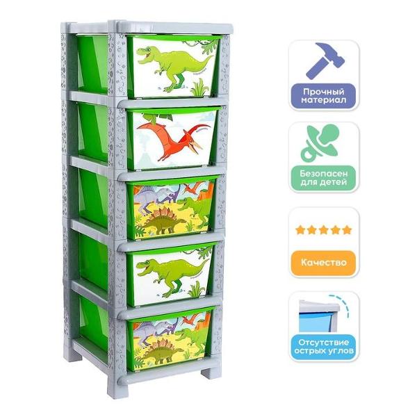 Комод детский Соломон Дино 6880935