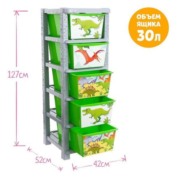 Комод детский Соломон Дино 6880935