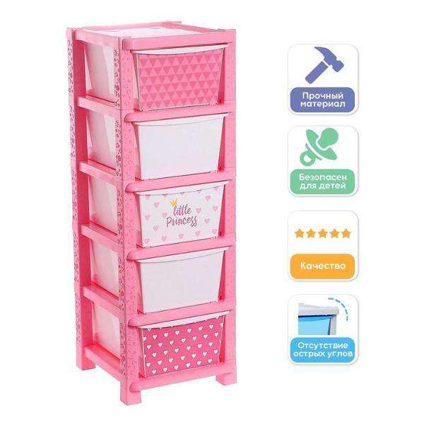 Комод детский Соломон Принцесса 5364562
