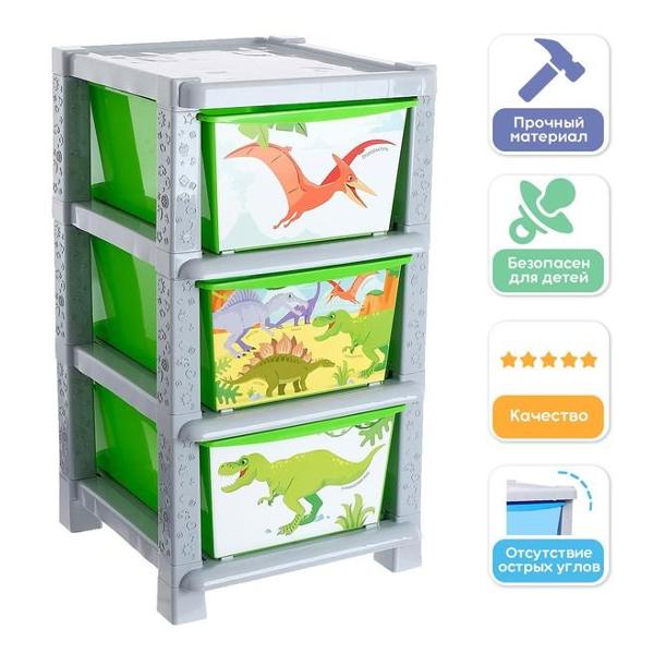 Комод детский Соломон Дино 6880933