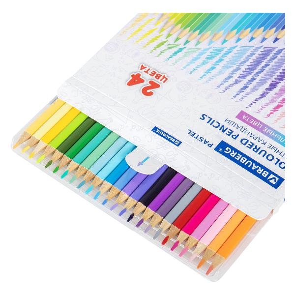 Карандаши Brauberg 24 цвета 181851