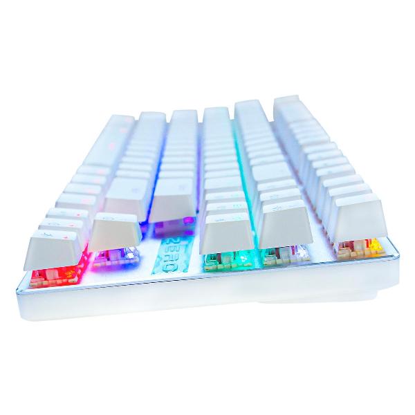 Игровая клавиатура Metoo Zero X76 White/красный