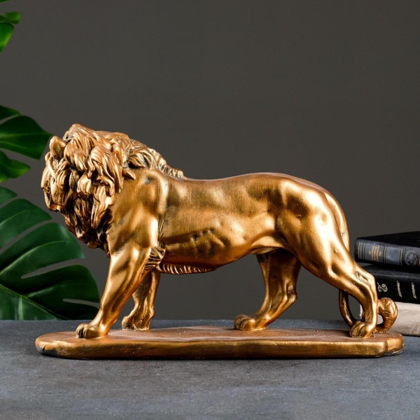 Фигура для сада Хорошие сувениры Лев идущий