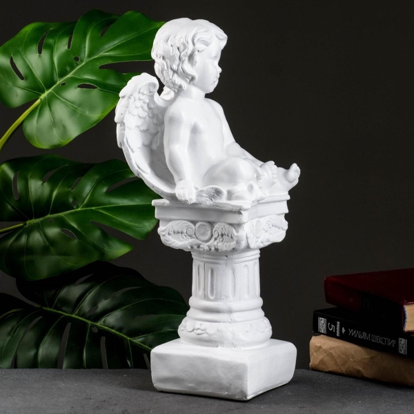 Фигура для сада Хорошие сувениры Ангел на пьедестале