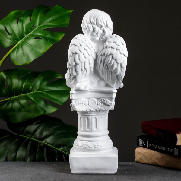 Фигура для сада Хорошие сувениры Ангел на пьедестале