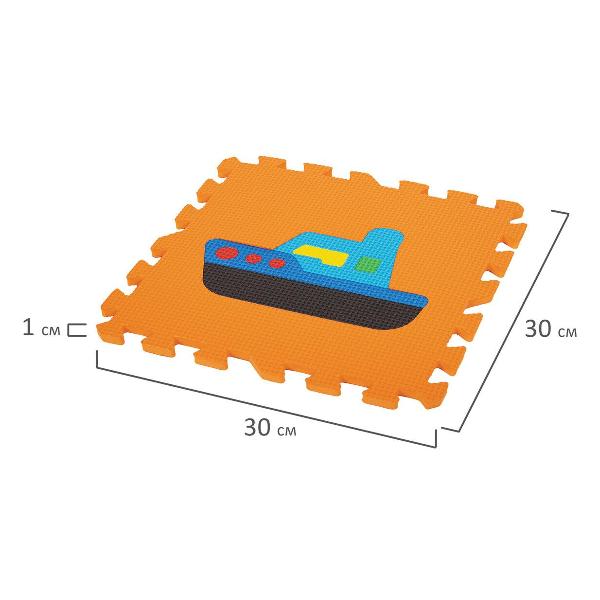 Пазл Юнландия пазл Машинки 9 элементов 664667