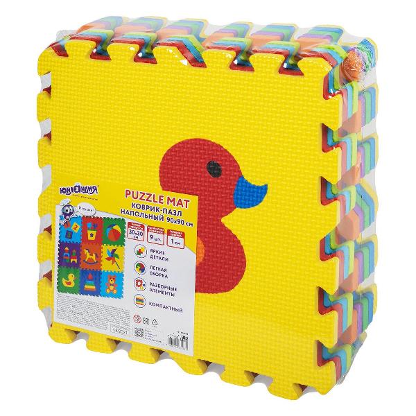 Пазл Юнландия пазл Игрушки 9 элементов 664668