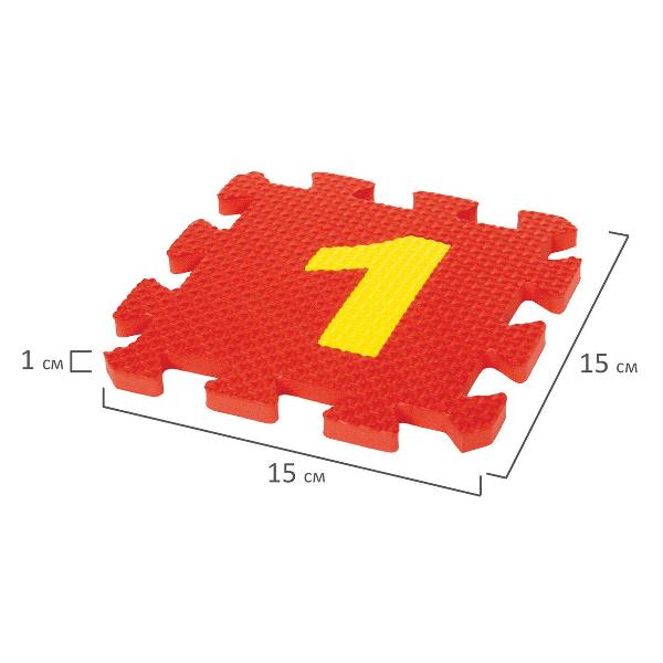 Пазл Юнландия пазл Учим цифры 15 элементов 664658