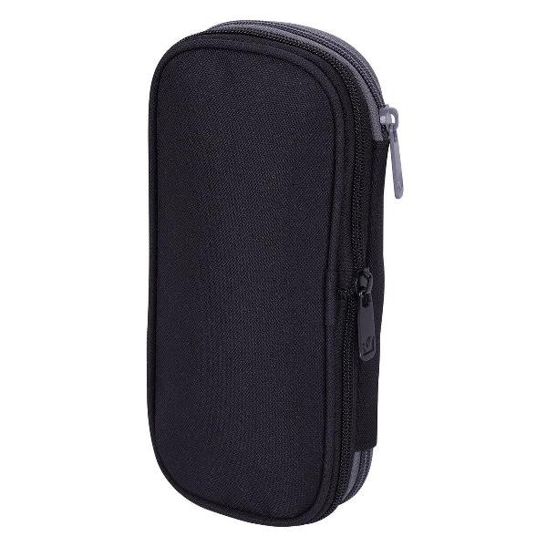 Пенал детский Brauberg 271561 22х10х3 см черный-серый